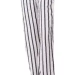 מכנסי ויסקוזה נשפכים - פסים שחור/לבן - שושי