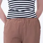 מכנסי פשתן ויסקוזה נשפכים - שוקולד - שושי