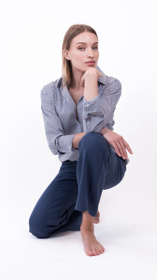 מכנסי טטרה - נייבי - שושי