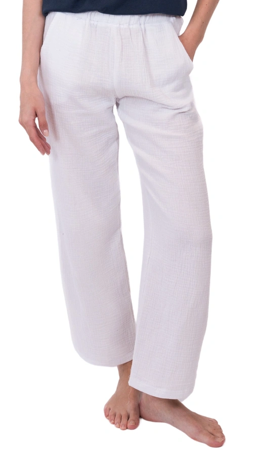 מכנסי טטרה - לבן - שושי