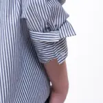 מכופתרת כותנה - פסים נייבי - טומי