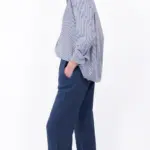 מכופתרת כותנה - פסים נייבי - טומי