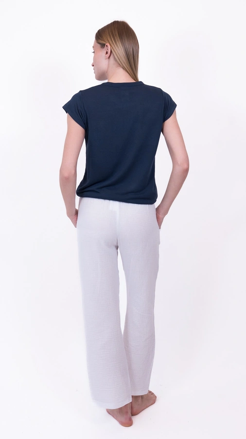 מכנסי טטרה - לבן - שושי