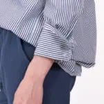 מכופתרת כותנה - פסים נייבי - טומי