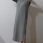 שמלת שחף ארוכה - זית