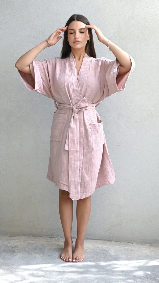 קימונו טטרה - ורוד מעושן