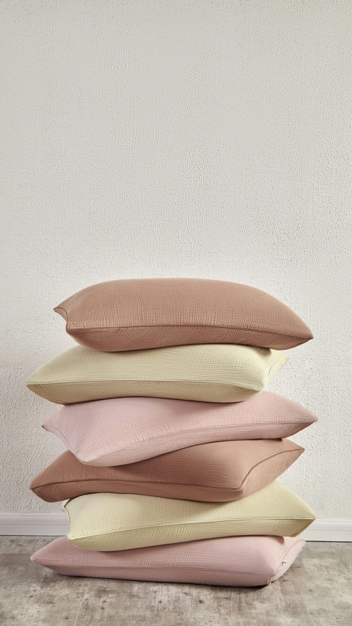 ציפית לכרית - ורוד מעושן