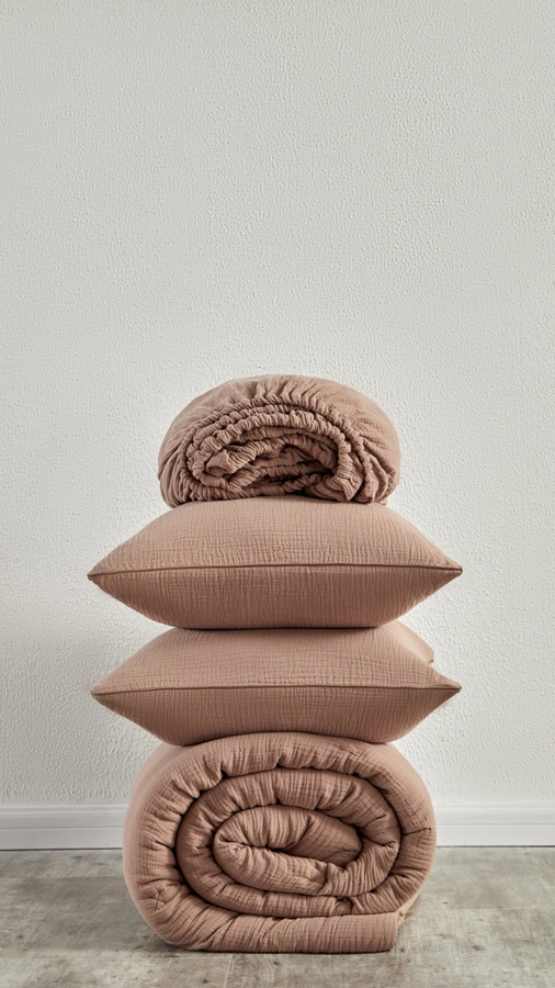 סט מלא טטרה - 100% כותנה - קפה