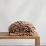 סדין טטרה כותנה אורגנית 100% - קפה