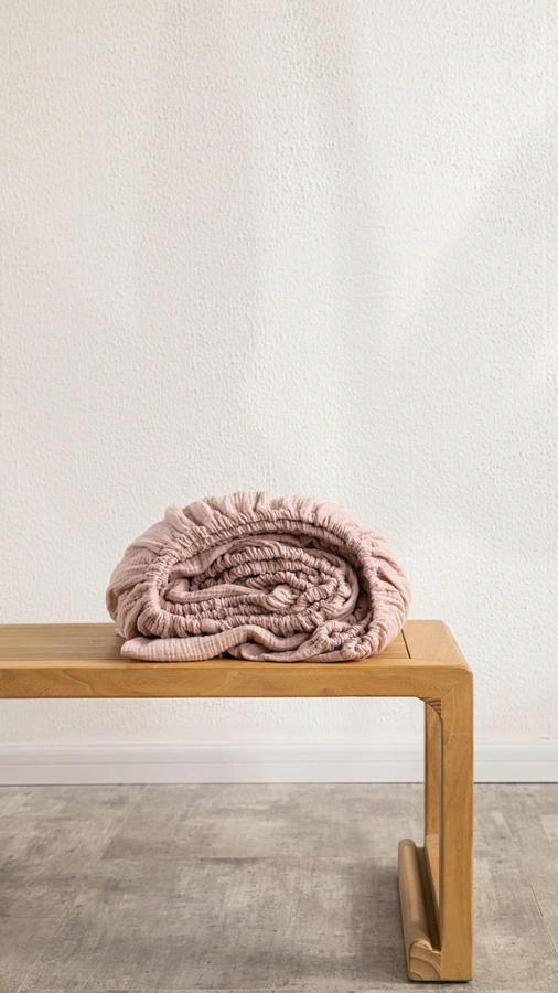 סט מלא טטרה - 100% כותנה - ורוד מעושן