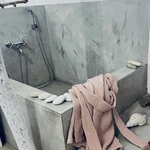 חלוק רחצה יוניסקס - טטרה אורגנית - ורוד מעושן