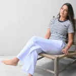 חולצת פסים - נייבי/נייבי - לין