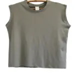 חולצה ללא שרוול - שחף - זית