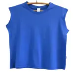 חולצה ללא שרוול - שחף - כותנה אורגנית - רויאל
