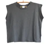 חולצה ללא שרוול - שחף - גרפיט