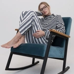 גולף כותנה אורגנית - פסים כאמל - אן