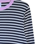 חולצת פסים - נייבי/ורוד בייבי - עידית