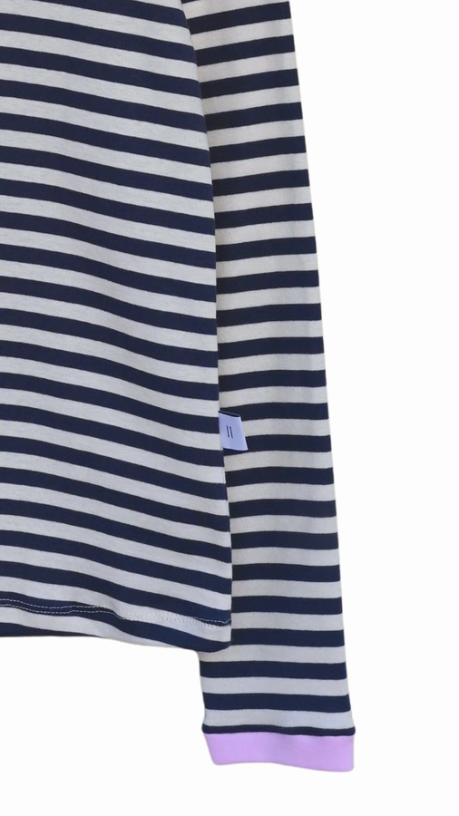 חולצת פסים - נייבי/ורוד בייבי - עידית