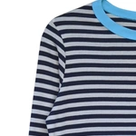 חולצת פסים - נייבי/תכלת - עידית