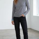 חולצת פסים - נייבי/תכלת - עידית