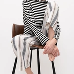 גולף כותנה אורגנית - פסים כאמל - אן