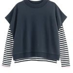 חולצת ג׳יין ללא שרוול - גרפיט