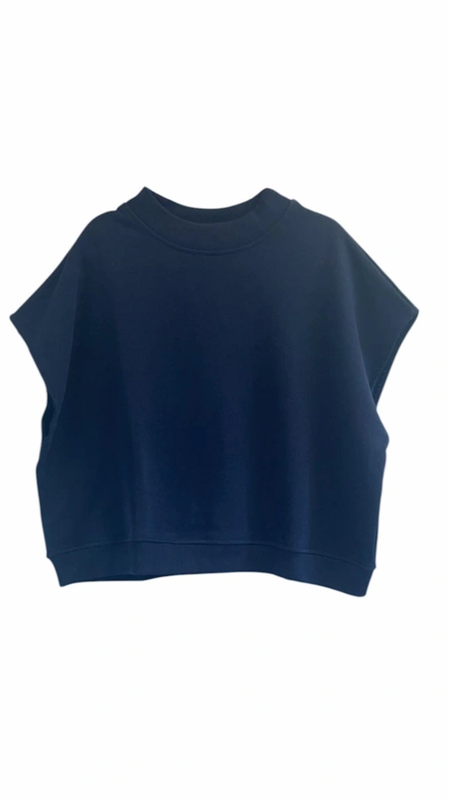 חולצת ג׳יין ללא שרוול - נייבי