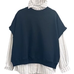 חולצת ג׳יין ללא שרוול - נייבי