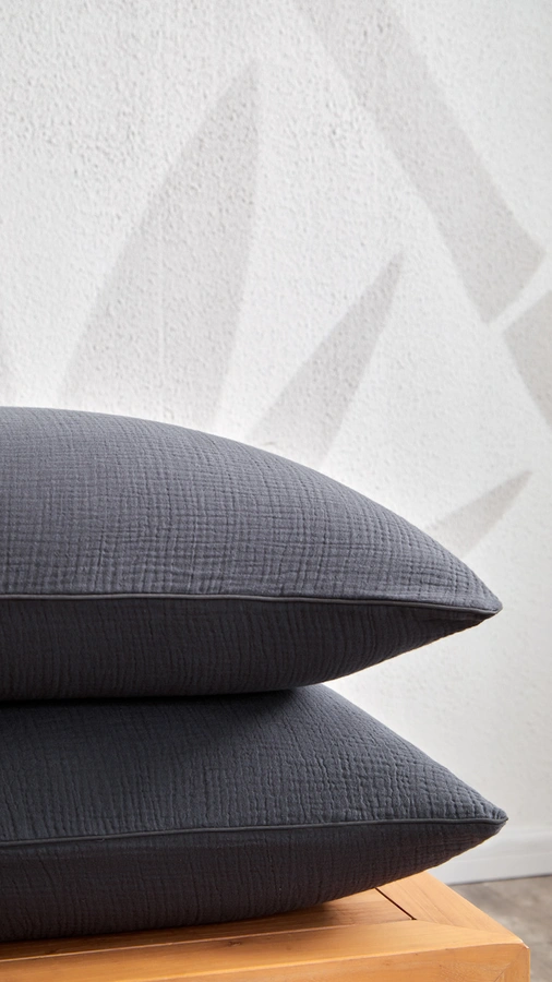 זוג ציפיות לכריות - גרפיט