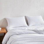 זוג ציפיות לכריות - לבן