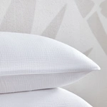 סט סדין + ציפיות - 100% טטרה כותנה - לבן