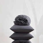 סט סדין + ציפיות - 100% טטרה כותנה - גרפיט