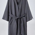 חלוק רחצה יוניסקס - טטרה אורגנית - גרפיט