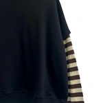 חולצת ג׳יין ללא שרוול - שחור