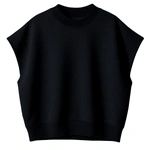 חולצת ג׳יין ללא שרוול - שחור