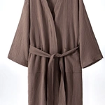 חלוק רחצה יוניסקס - טטרה אורגנית - שוקולד מריר