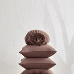 סט סדין + ציפיות 100% טטרה כותנה - שוקולד מריר