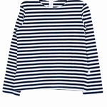 חולצת טי פסים נייבי קלאסית - מארי