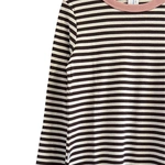 חולצת פסים - שוקולד/ורוד - דיתי