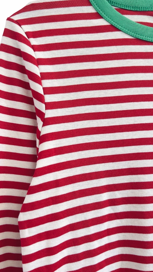 חולצת פסים - אדום/ירוק - דיתי