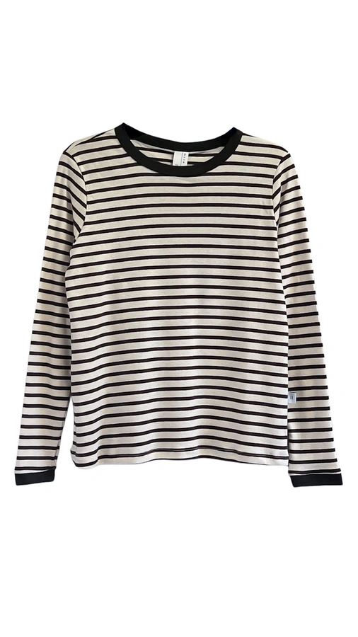 חולצת פסים ברטון - שוקולד/שוקולד - דיתי