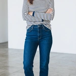 חולצת פסים ברטון - נייבי/נייבי - דיתי