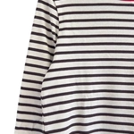 חולצת פסים ברטון - שוקולד/אדום - דיתי