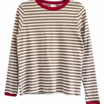 חולצת פסים - חול/אדום - דיתי
