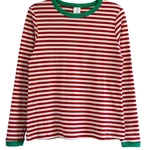 חולצת פסים - אדום/ירוק - דיתי