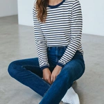 חולצת פסים ברטון - נייבי/נייבי - דיתי